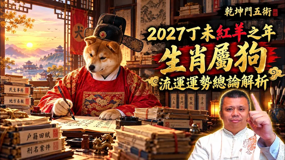 2027屬狗運勢：刑太歲之年的事業、財運、感情與健康